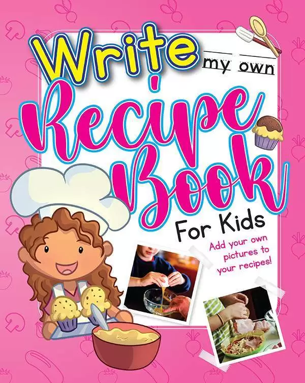Blank Recipe Book for Girls
