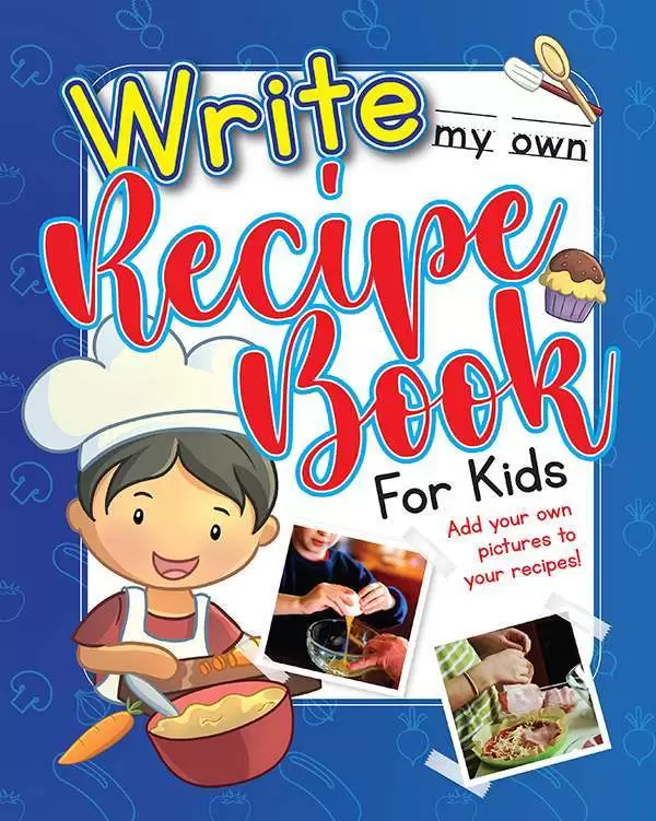 Blank Recipe Book for Boys