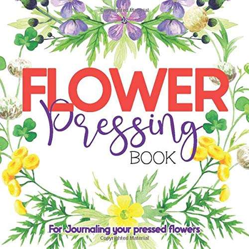 Flower Pressing Log Book