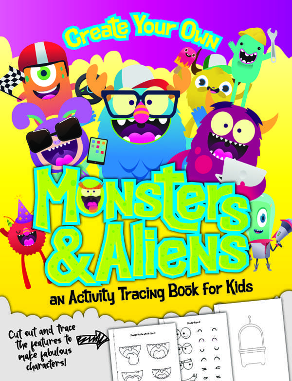 Activity Tracing Book For Kids: Create Your Own Monsters & Aliens - Herbert  Publishing