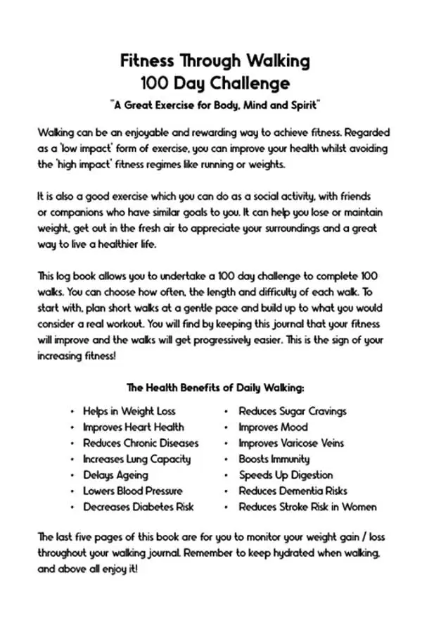 Walking Logbook