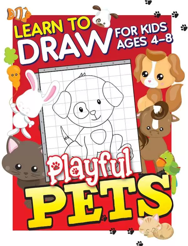 Learn to Draw Playful Pets