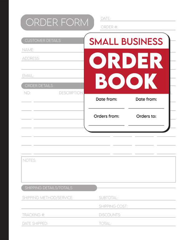 Small Business Order Book