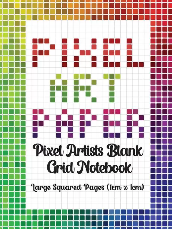 Pixel Art Paper Drawing Sketchbook