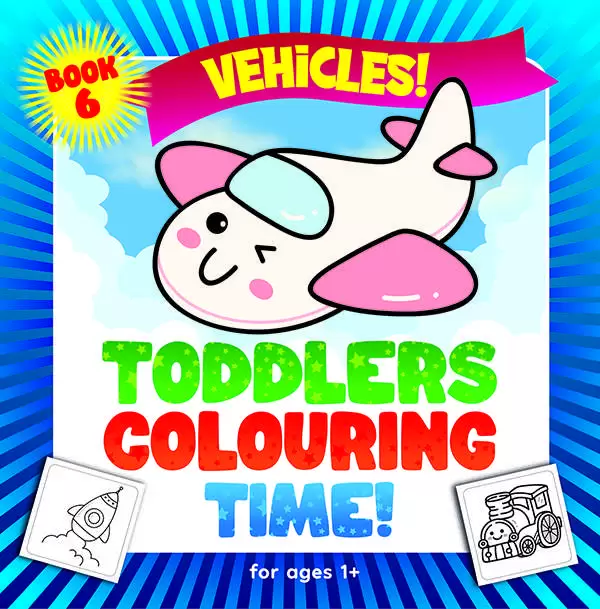 Vehicles: Toddlers Colouring Time