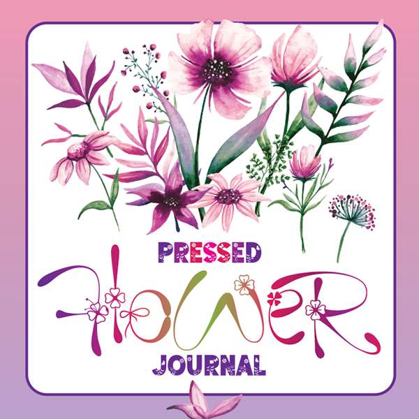 Pressed flower journal