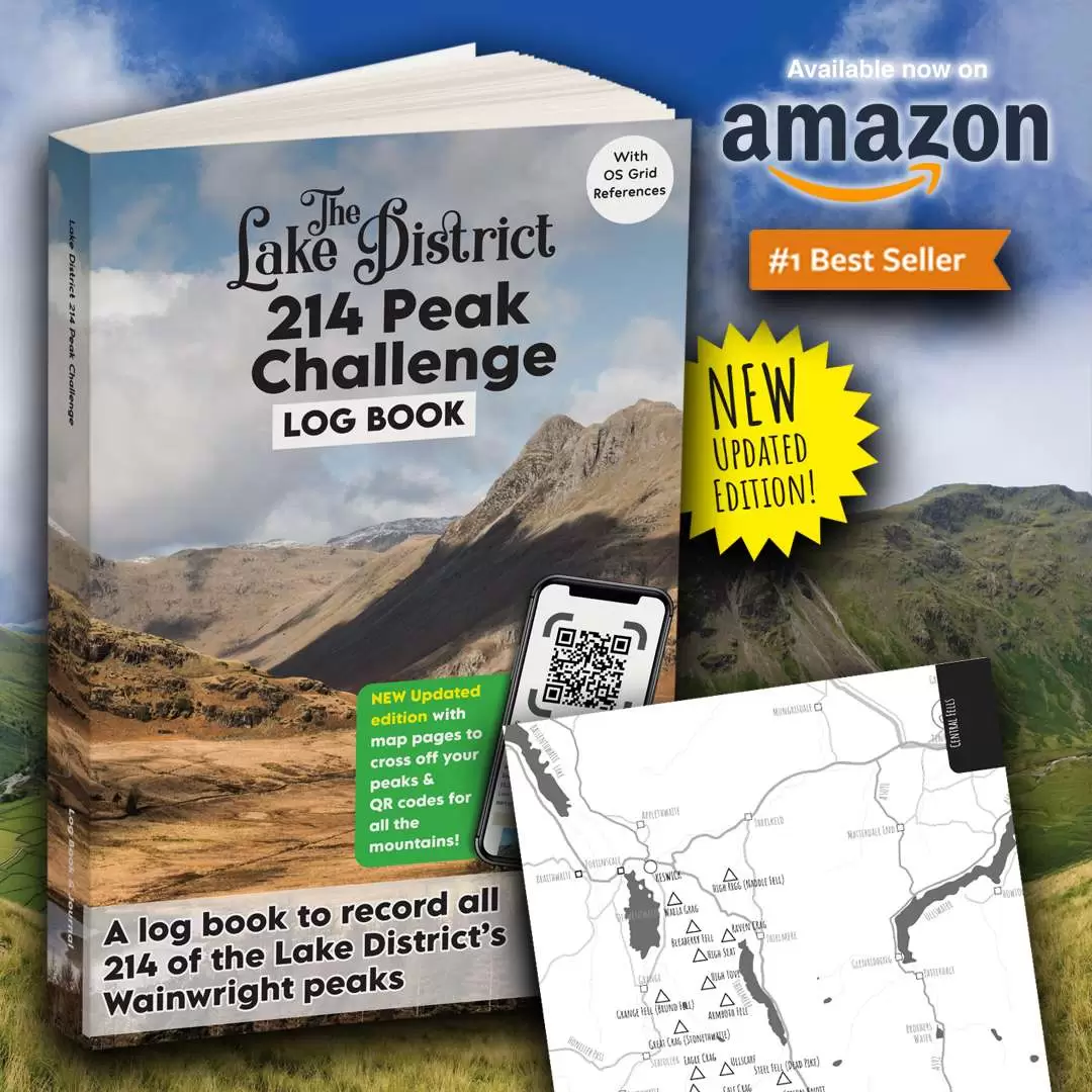 Lake district logbook wainwright bagging logbook