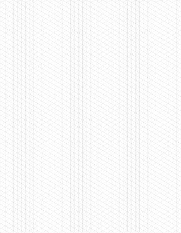 Isometric sketchbook 5mm grids