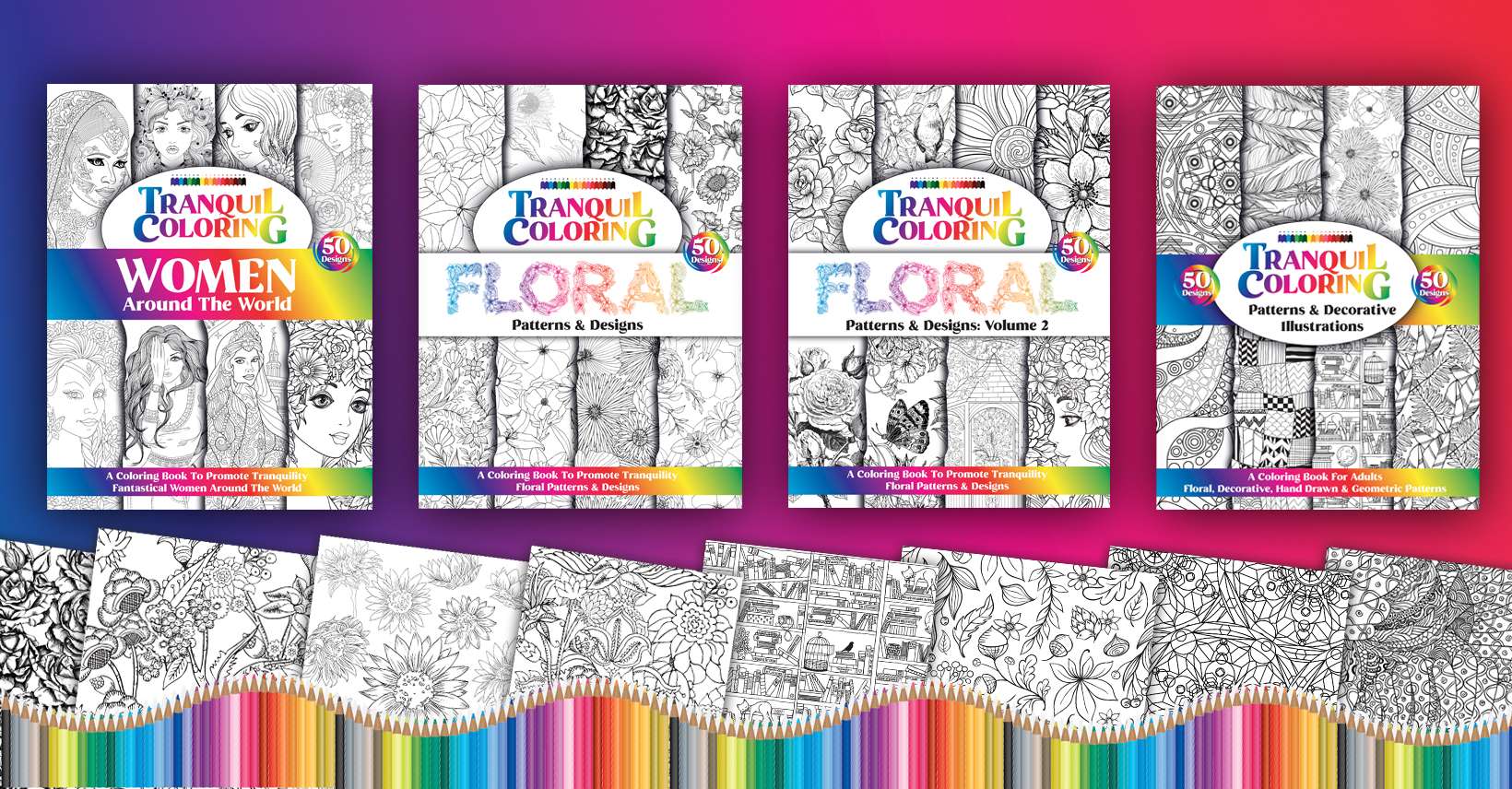 Tranquil Coloring books
